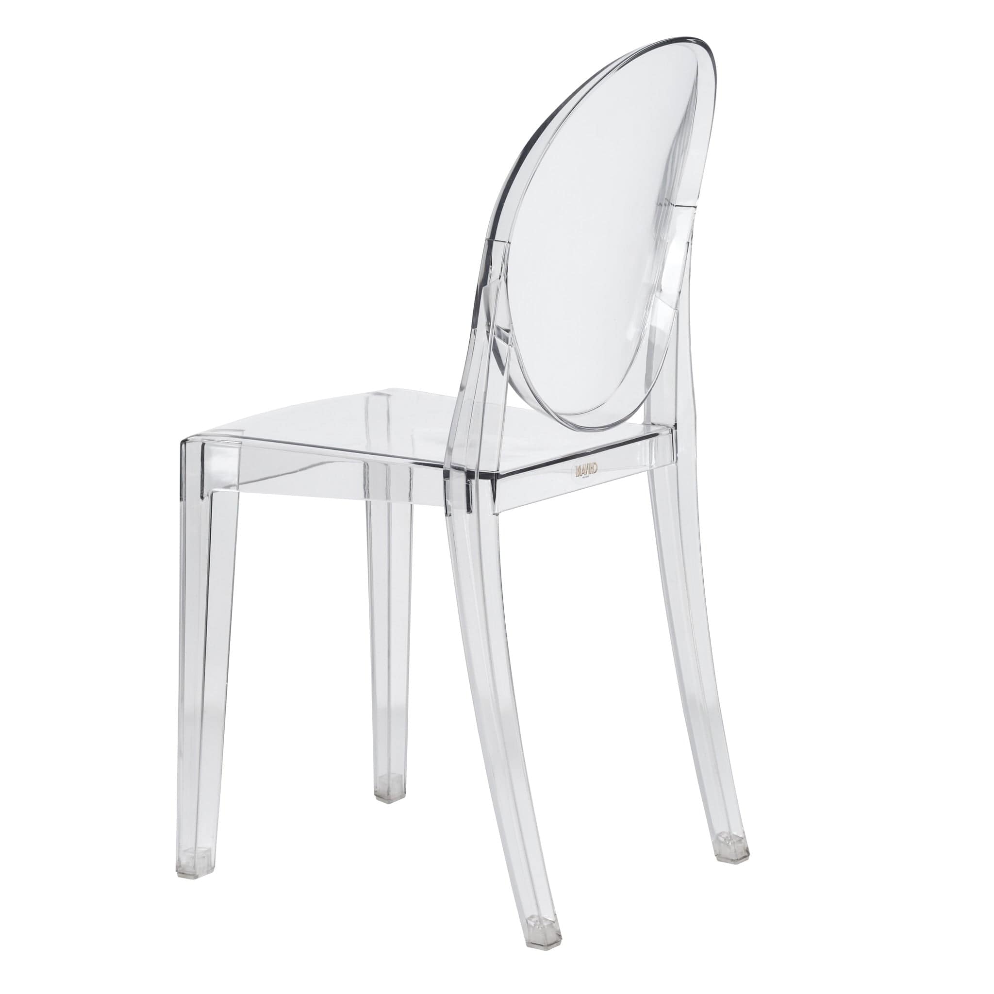 Chivari Clear Resin Kids Victoria Ghost Chair CGVRC-KID-ZG-T