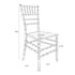 Chivari Clear Smoke Resin ThinVisible™ Seat Chiavari Chair CCRSM-MONO-THIN-ZG-T