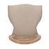 Chivari Natural White Washed Resin Louis Pop Chair with Beige Fabric Seat and Rattan Back CLPRNWW-FR-ZG