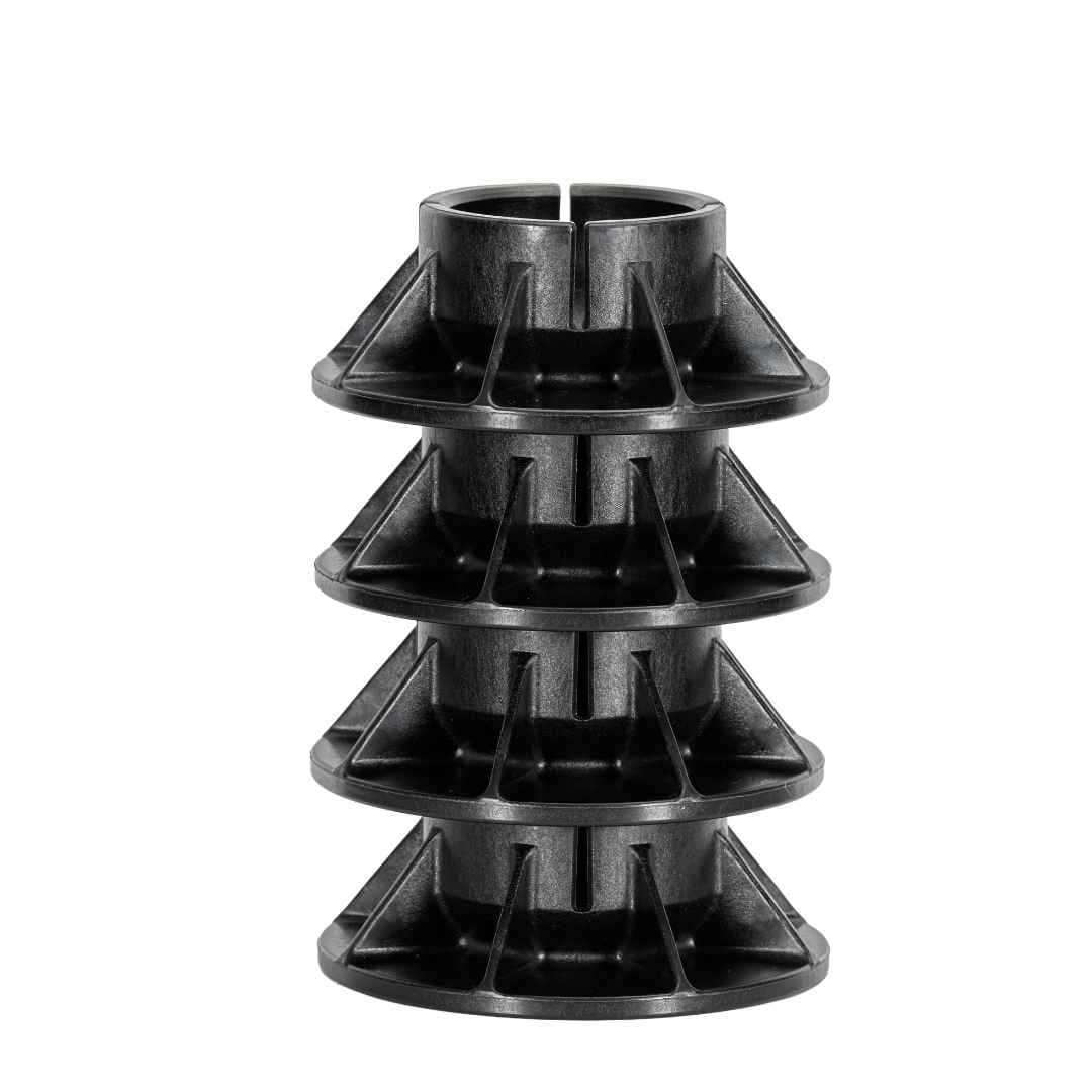 ChairMates Black ChairMates Chair Shoe 4 Pack for Grass and Sand Events CM-CHSH-BL-AX