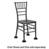 ChairMates Black ChairMates Chair Shoe 4 Pack for Grass and Sand Events CM-CHSH-BL-AX