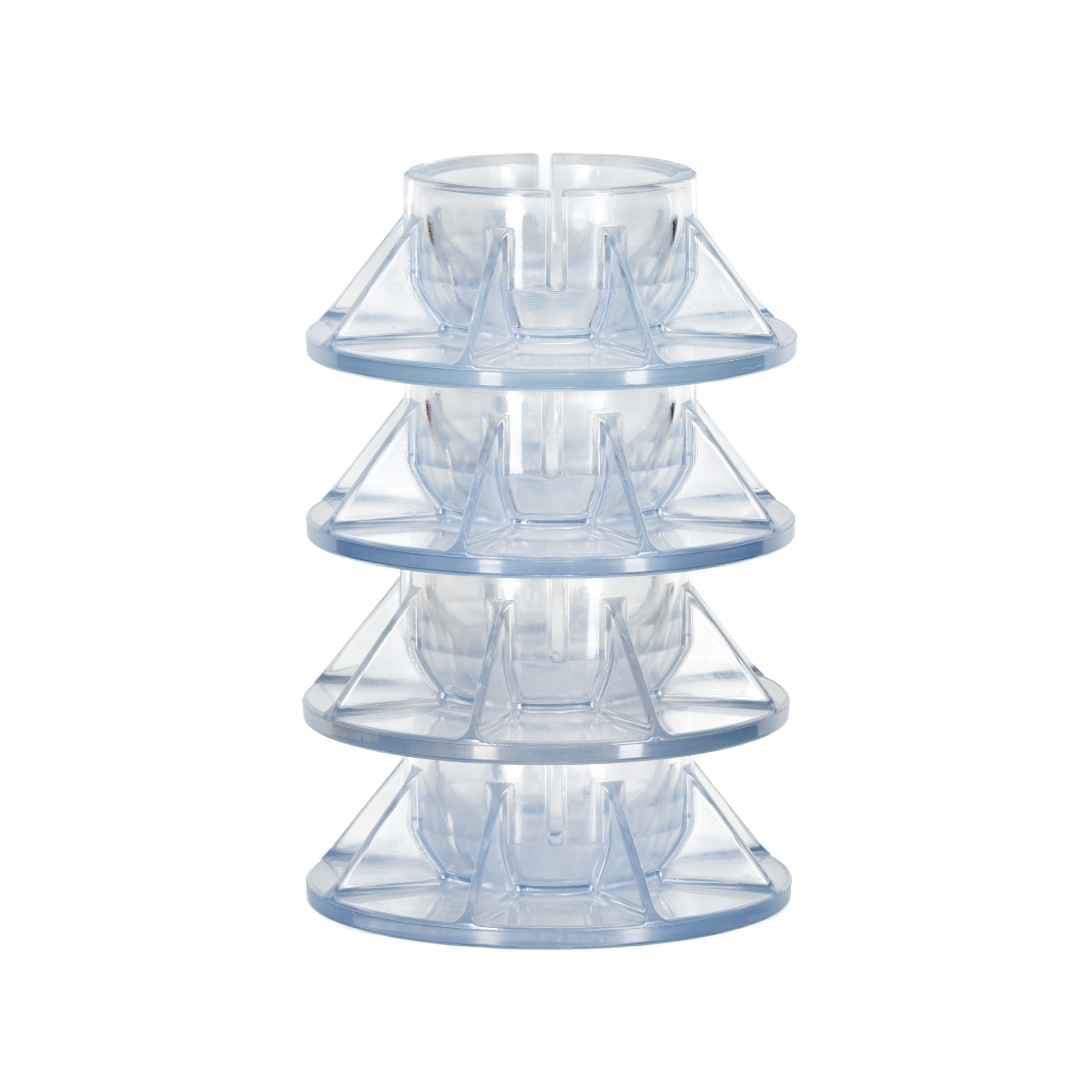 ChairMates Clear ChairMates Chair Shoe 4 Pack for Grass and Sand Events CM-CHSH-CL-AX