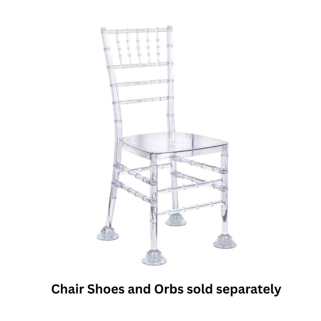 ChairMates Clear ChairMates Chair Shoe 4 Pack for Grass and Sand Events CM-CHSH-CL-AX