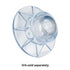 ChairMates Clear ChairMates Chair Shoe 4 Pack for Grass and Sand Events CM-CHSH-CL-AX