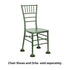 ChairMates Hunter Green ChairMates Chair Shoe 4 Pack for Grass and Sand Events CM-CHSH-HG-AX