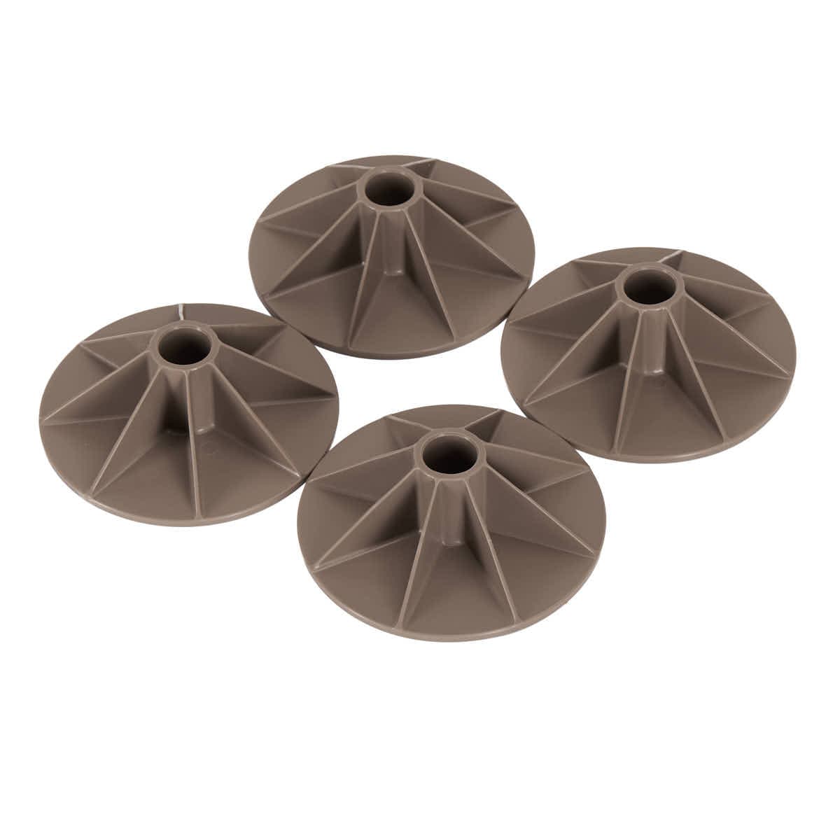 ChairMates 6" ChairMates Anti Sink Table Feet 4 Pack CM-TBSH-GRY-AX