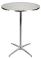 Chivari 32" Round Stainless Steel Bar Height Cocktail Table Kit TKITRD32SS-AX-T