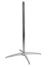 Chivari 12 Stainless Steel 32" (2.67 Foot) Round Cocktail Table Kits + Cocktail Table Cart CART116HG-RD32SS-12