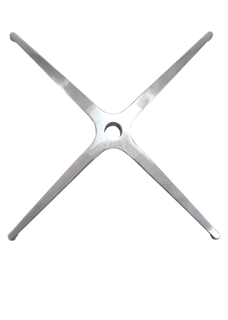 Chivari 12 Stainless Steel 32" (2.67 Foot) Round Cocktail Table Kits + Cocktail Table Cart CART116HG-RD32SS-12