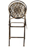 Chivari Vintage Copper/Gold Barcelona Bistro Barstool with Round Seat and Back (Per Chair Price Shown – Sold only in Quantities of 2) BBBMRC-AX-T