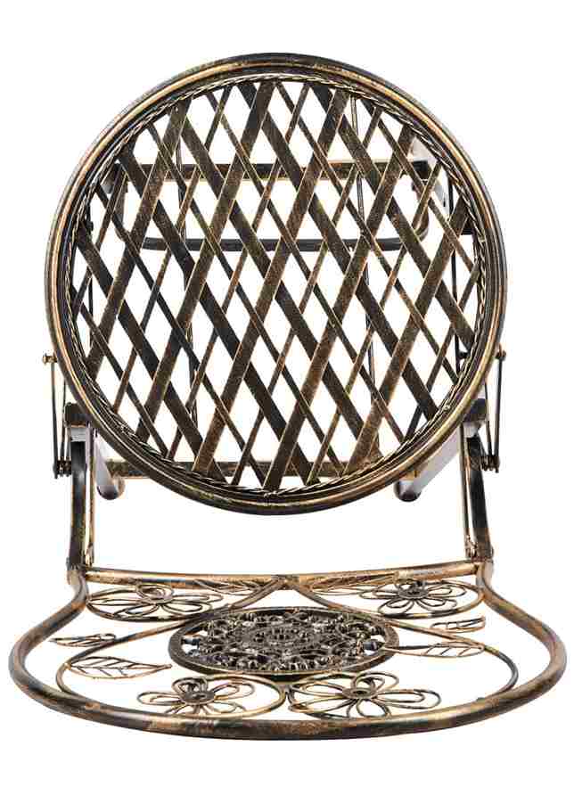 Chivari Vintage Copper/Gold Barcelona Bistro Barstool with Round Seat and Back (Per Chair Price Shown – Sold only in Quantities of 2) BBBMRC-AX-T