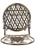 Chivari Vintage Copper/Gold Barcelona Bistro Barstool with Round Seat and Back (Per Chair Price Shown – Sold only in Quantities of 2) BBBMRC-AX-T