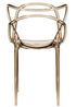 Chivari Copper Clear Resin Orbit Chair CSRT-ZG-T