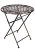 Chivari 28" Distressed Bronze Barcelona Bistro Table TBBMBR-AX-T