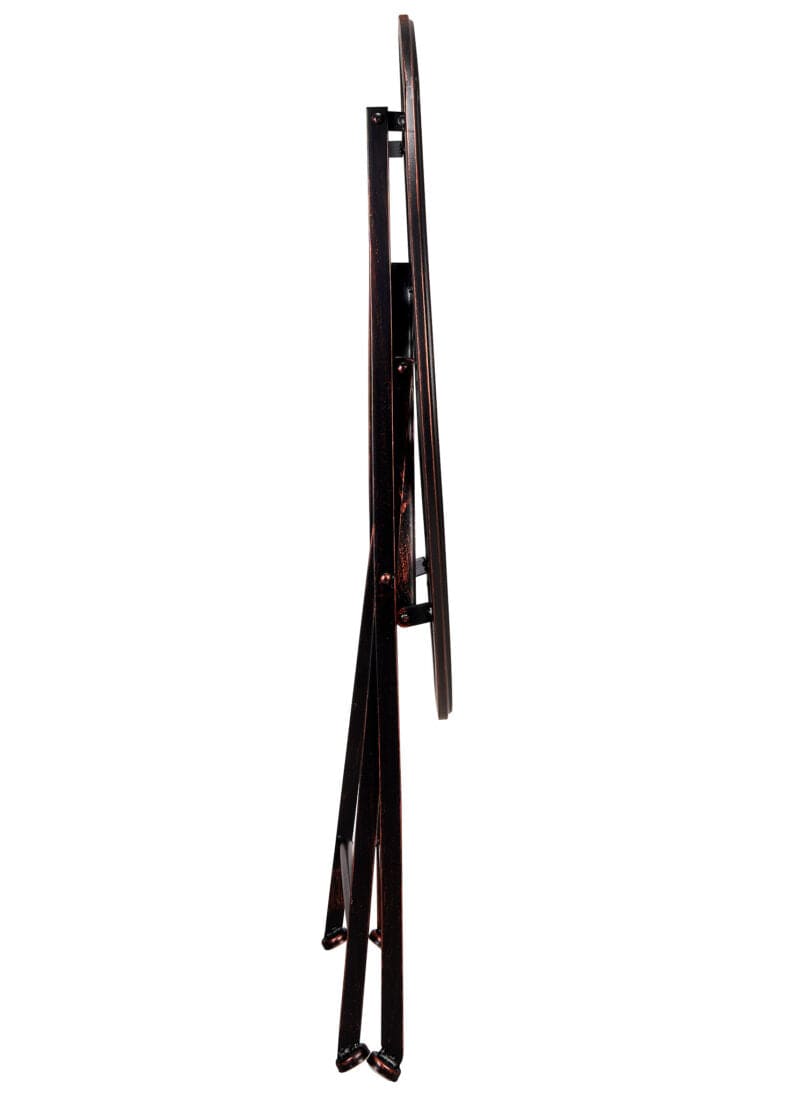 Chivari 28" Distressed Bronze Barcelona Bistro Table TBBMBR-AX-T