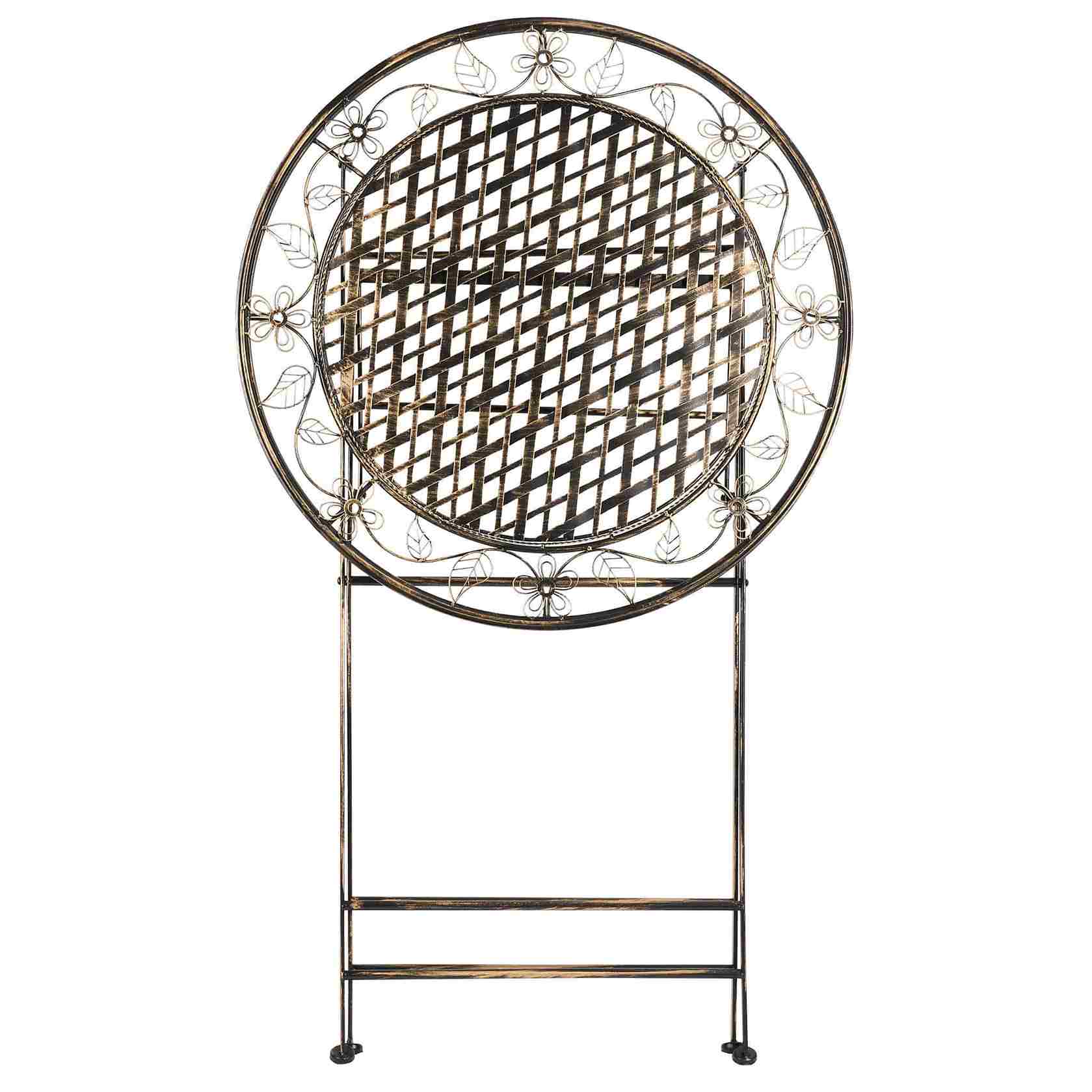 Chivari 32" Copper Barcelona Bistro Cocktail Table TBBBMC-AX-T