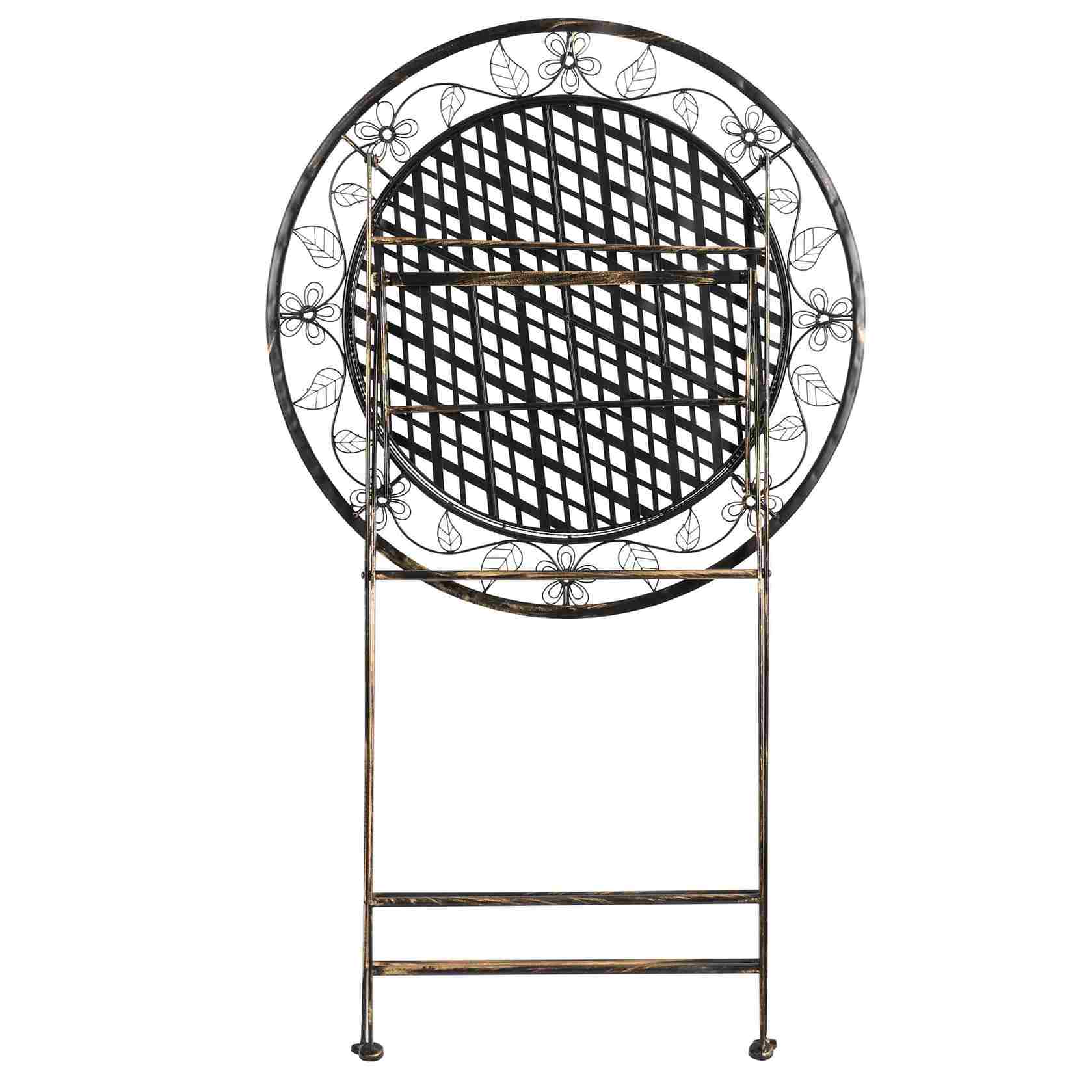 Chivari 32" Copper Barcelona Bistro Cocktail Table TBBBMC-AX-T