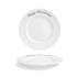 Front of the House FOH COS063WHP21 Monaco 10.5" Superwhite Round Porcelain Plate - Case of 4 FOH-COS063WHP21