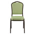 Chivari Sage Green Crown Back Banquet Chair on Gold Vein Frame CQCFSG-ZF-T