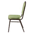 Chivari Sage Green Crown Back Banquet Chair on Gold Vein Frame CQCFSG-ZF-T