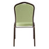 Chivari Sage Green Crown Back Banquet Chair on Gold Vein Frame CQCFSG-ZF-T