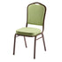 Chivari Sage Green Crown Back Banquet Chair on Gold Vein Frame CQCFSG-ZF-T