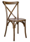 Chivari Fruitwood ToughWood™ Cross Back Chair CXWF-AX-T