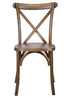 Chivari Fruitwood ToughWood™ Cross Back Chair CXWF-AX-T