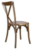 Chivari Fruitwood ToughWood™ Cross Back Chair CXWF-AX-T