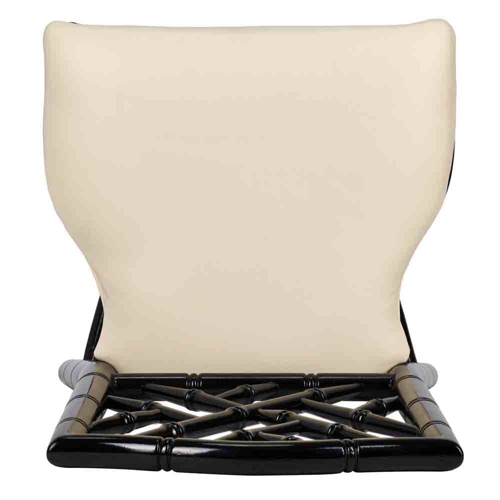 Chivari Black Ritz ToughWood™ Chair with Ivory Vinyl Seat CRWB-ZG-SO