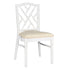 Chivari White Ritz ToughWood™ Chair with Ivory Vinyl Seat CRWW-ZG-SO