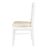 Chivari White Ritz ToughWood™ Chair with Ivory Vinyl Seat CRWW-ZG-SO