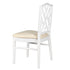 Chivari White Ritz ToughWood™ Chair with Ivory Vinyl Seat CRWW-ZG-SO