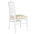 Chivari White Ritz ToughWood™ Chair with Ivory Vinyl Seat CRWW-ZG-SO