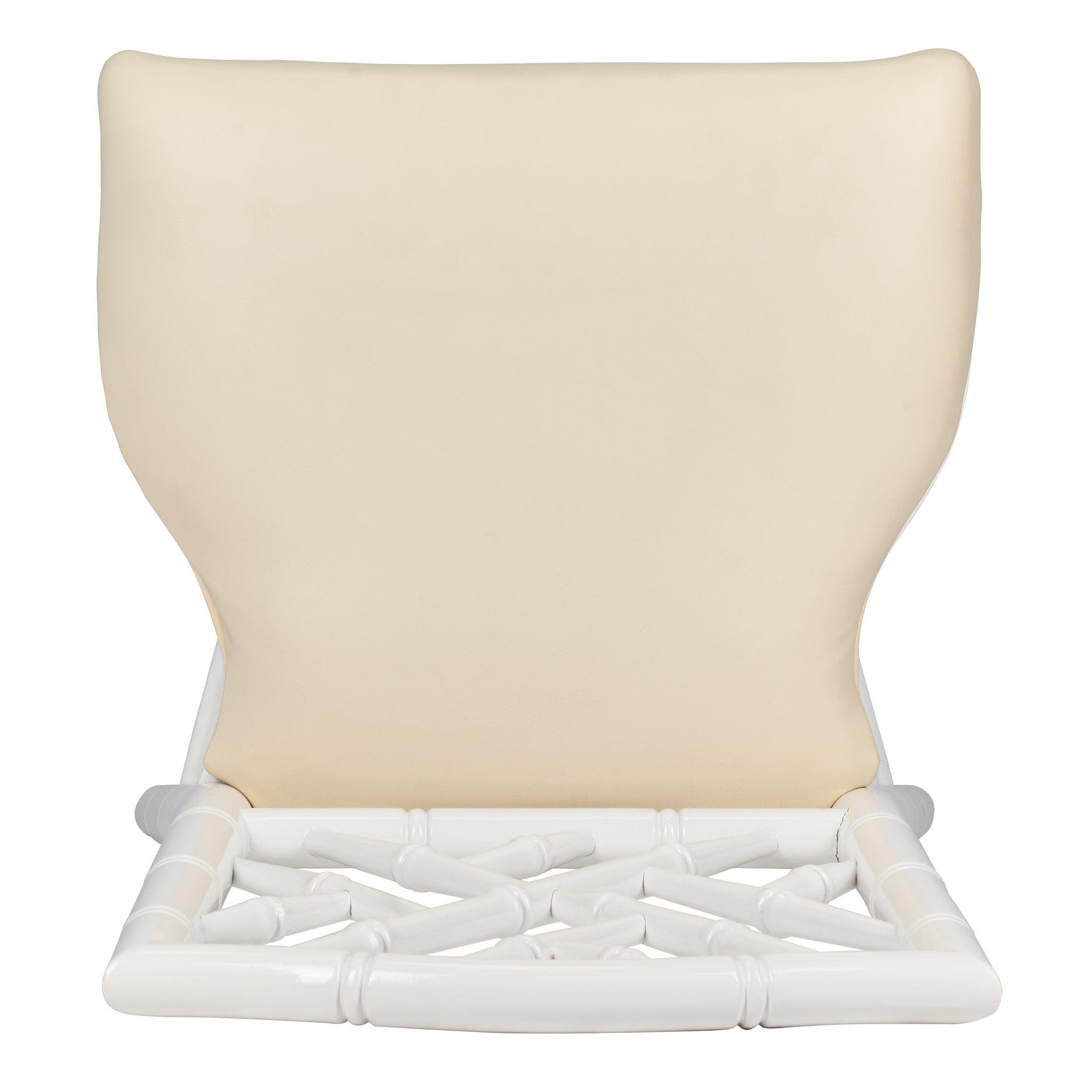Chivari White Ritz ToughWood™ Chair with Ivory Vinyl Seat CRWW-ZG-SO