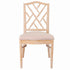 Chivari Natural Whitewash Ritz Resin Chair with Beige Linen Seat CRZRNW-ZG