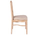 Chivari Natural Whitewash Ritz Resin Chair with Beige Linen Seat CRZRNW-ZG