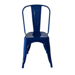 Blue All Weather Tolix Style Resin Chair