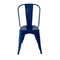 Chivari Blue All Weather Tolix Style Resin Chair CTRBLU-ZG