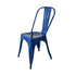 Chivari Blue All Weather Tolix Style Resin Chair CTRBLU-ZG