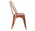 Chivari Copper Finish with Black Distressed All Weather Tolix Style Resin Chair CTRC-ZG
