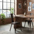 Chivari Metallic Black Finish with Copper Distressed All Weather Tolix Style Resin Chair CTRM-ZG