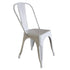 Chivari White All Weather Tolix Style Resin Chair CTRW-ZG
