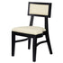 Chivari Black ToughWood™ Tessera Dining Chair with Ivory Vinyl Seat and Back CTWBIV-ZG-SO