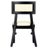 Chivari Black ToughWood™ Tessera Dining Chair with Ivory Vinyl Seat and Back CTWBIV-ZG-SO