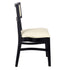 Chivari Black ToughWood™ Tessera Dining Chair with Ivory Vinyl Seat and Back CTWBIV-ZG-SO