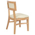 Chivari Natural ToughWood™ Tessera Dining Chair with Ivory Vinyl Seat and Vinyl Back CTWNIV-ZG-SO