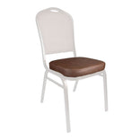 Brown Vinyl 2.5" Cushion for Crown, Dome and Square Banquet Chairs
