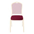 Chivari Burgundy Fabric 2.5" Cushion for Crown, Dome and Square Banquet Chairs CUSH-BNQ-BUF-ZF