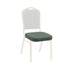 Chivari Green Fabric Pattern 2.5" Cushion for Crown, Dome and Square Banquet Chairs CUSH-BNQ-GPF-ZF